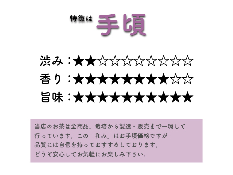 【急須で淹れるお茶】和み／85g 猿島茶 お手頃価格なのに高品質 本格 茶葉 松田製茶 日本茶インストラクター監修 猿島茶 日本ではじめてアメリカに輸出されてお茶 クリックポスト　LEF-004