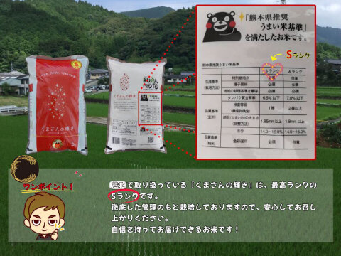 令和６年産 新米 米 白米【予約10月上旬】５キロ   熊本県産くまさんの輝き最高級米【特Sランク】新鮮発送日に精米【特別栽培米】 農薬 化成肥料 通常の慣行栽培の半分以下