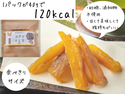 <発送日11/29～>コグマ干し芋　40ｇ×12パック　紅はるか　スティックタイプ　静岡県牧之原産　メール便　お一人様1点限り