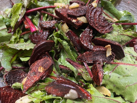 お得な業務用！『十文字ビーツ（無洗浄）』【５kg】　良質な黒土で元気に育った栄養満点！！（化学肥料、農薬不使用栽培）