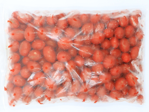 シュガープラムの冷凍 2kg レシピ付き❣️ 糖度10度以上の完熟・極甘・高リコピン(13mg)高糖度ミニトマト(300012)