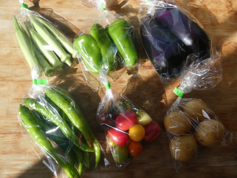 一人暮らしの方に・季節の野菜セット５～７品（Ｓサイズ・1～1.5kg前後）【お試しサイズ】