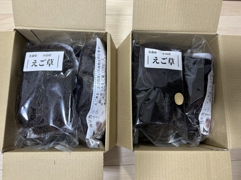 小泊産！えご草100g×6袋（レシピ付き）