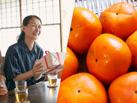 【敬老の日ギフト】とろける甘さ！完熟柿《農薬不使用》(贈答用・3kg)