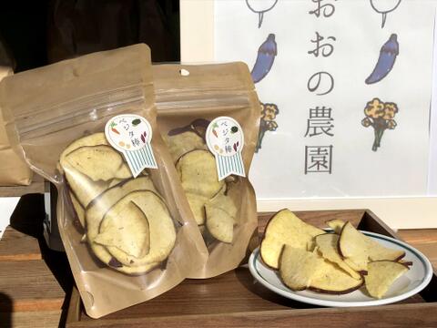 【農家のおやつ】無添加野菜チップス【サクッ!とベジタ棒:さつまいも1種ver:25g2袋セット】