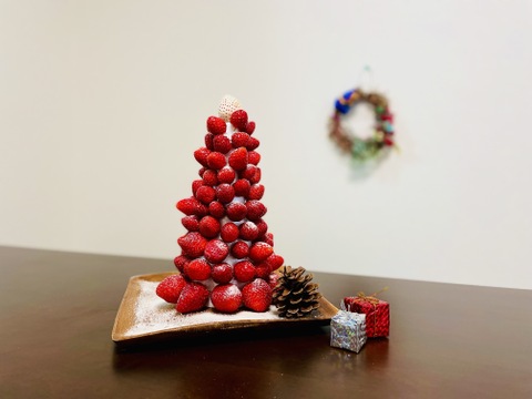いちごのクリスマスツリー手作りキット