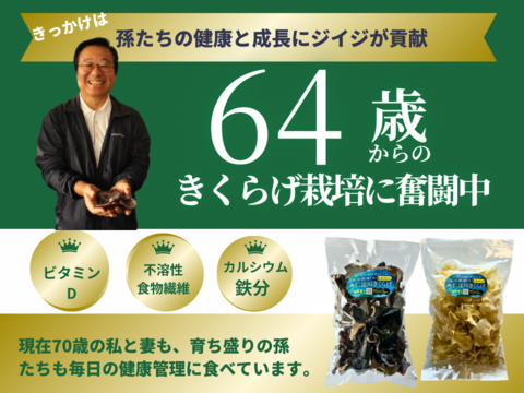 高知県仁淀川町産『(生)白あらげきくらげ』奇跡の水で育てた「純白の贅沢」収穫量の約1割。“極上”だけを選び抜いた“白色の生きくらげ”です。季節限定。数量限定。内容量:800g(400g×2P)