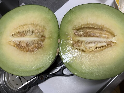 至高の自然栽培メロン超特大3kg