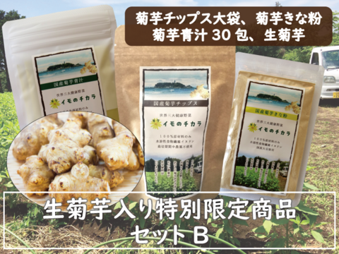 生芋入り 限定セットb キクイモのチカラ 神奈川県産 食べチョク 農家 漁師の産直ネット通販 旬の食材を生産者直送