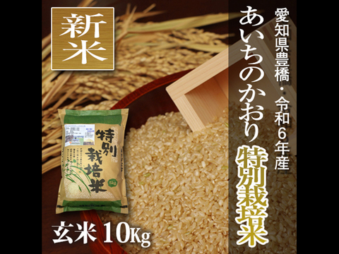 ☆新米☆【栽培期間中農薬不使用】あいちのかおり 玄米10kg（5kg×2袋）【令和6年・愛知県産】：愛知県産のお米｜食べチョク｜産地直送(産直)お取り寄せ通販  - 農家・漁師から旬の食材を直送