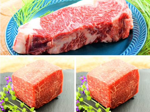 【25％OFF】［～9/21まで］ドドーンと肉塊セット 計1.1kg（サーロインブロック、ローストビーフ用ブロック）
