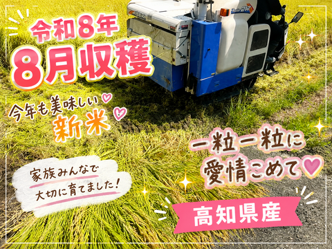🌟40袋限定🌟令和8年8月収穫新米❣高知産コシヒカリ🌾玄米30kg✨ 節減
