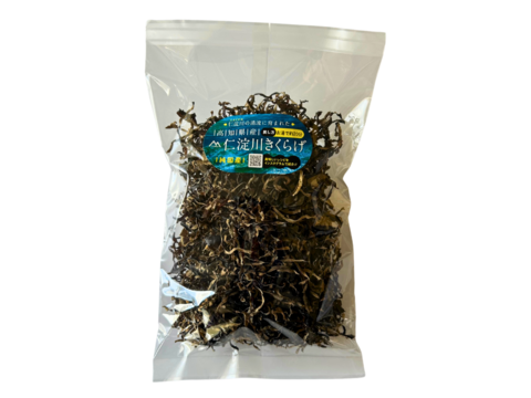 【奇跡の清流・仁淀川育ち】高知県仁淀川町産 スライス乾燥きくらげ100g×1（贅沢な肉厚食感）｜使い方リーフレット付きで乾物初心者にもやさしい！