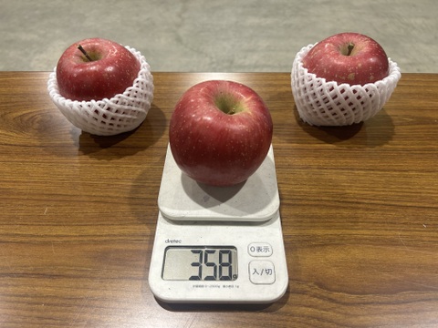 ୨୧お試し価格୨୧　酸味と甘味のバランス抜群の山形県産のりんご　サンふじりんご　２㎏（中玉～大玉）