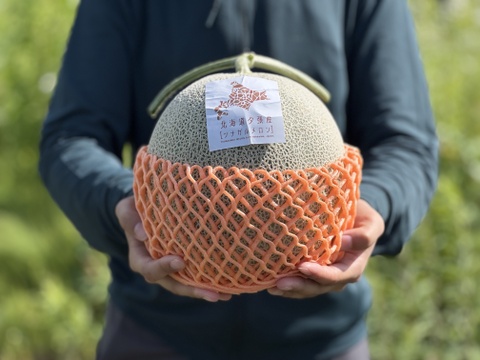 【数量限定】北海道夕張産［ツナガルメロン］（1玉）｜5つの物語が詰まった、特別なひと玉