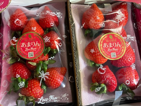 【完熟プレミアムいちご】あまりん２５０ｇ×２パックーDXパックー