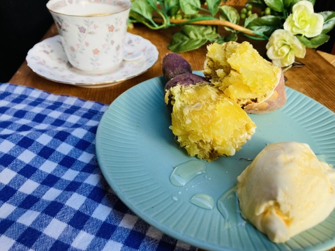 【予約販売】熟成させてお届けするので甘くて美味しい焼き芋がご家庭で。厳選「べにはるか」（3㎏）ひとつひとつ丁寧に包んでお届けで贈り物に🎁熨斗OK【冬ギフト】お歳暮やクリスマスプレゼントにも🎄