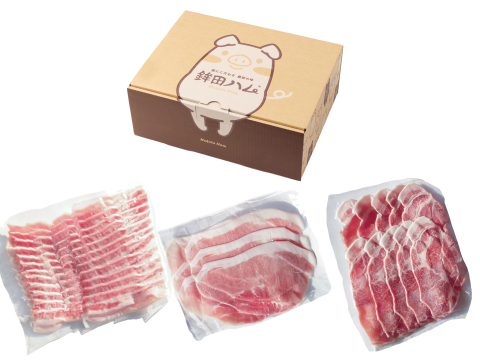 〖放牧豚・デュロック純粋種〗薄切りスライス肉セット（冷凍）真空パック200g×3p