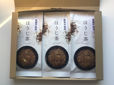 農薬不使用茶葉の茎で作った　ほうじ茶50g ３袋