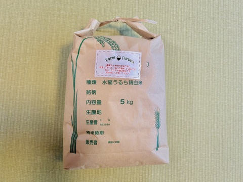 【新米・令和7年産】香る風味　信州安曇野産コシヒカリ　化学農薬・化学肥料不使用　白米5㎏