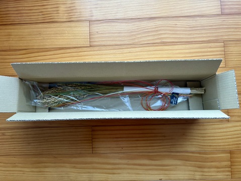 【山形県産雪若丸・稲穂飾り】お正月飾り・稲穂飾り　雪若丸稲穂30本　赤金水引　フラワーデザイナーのいる農家