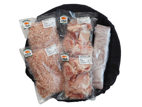 【2025福袋】元気豚の精肉を3種5点厳選！「毎日のお料理に！精肉福袋」