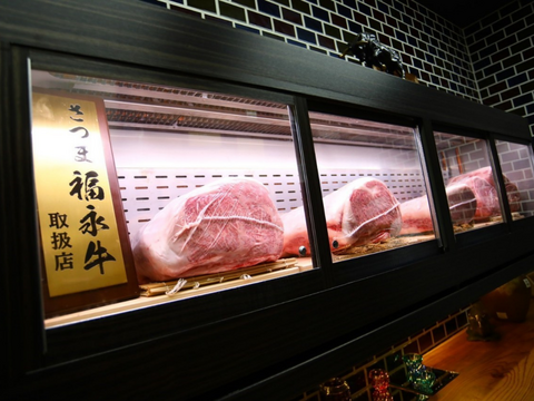 【母の日ギフト】【メッセージカード付き】【至福】抜群霜降！焼肉（２人前）［ 上カルビ 320g ］鹿児島県 黒毛和牛 牛肉 さつま福永牛 受賞歴多数［ お取り寄せ 贈り物 誕生日 プレゼント  ］