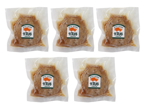 ＜賞味期限2026/4/24のため大特価＞大根おろしたっぷり！元気豚　和風おろしハンバーグ　140ｇ×5個　【404】