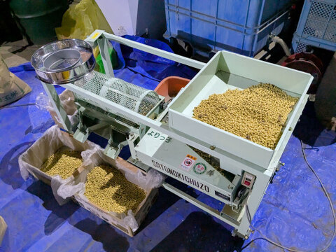 北海道ニセコ　自然栽培　天穀大豆400gｘ2袋　ジッパー付真空パックでお届け　2025年産