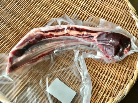 鹿骨付きバラ肉（スペアリブ🍖）／ 焼肉BBQに！岡山県産ジビエ🦌（260707−2）