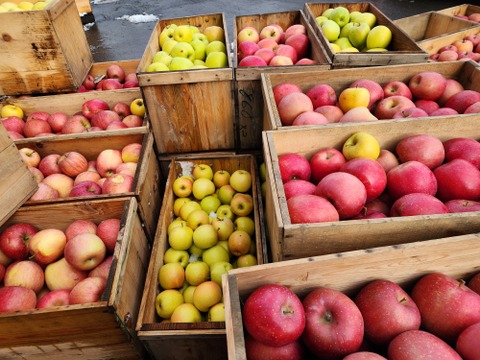 ＼(^-^)／２万本突破いたしました＼(^-^)／
完全無添加✨完熟りんご３品種ブレンド 「百年の想い 」1リットル 3本