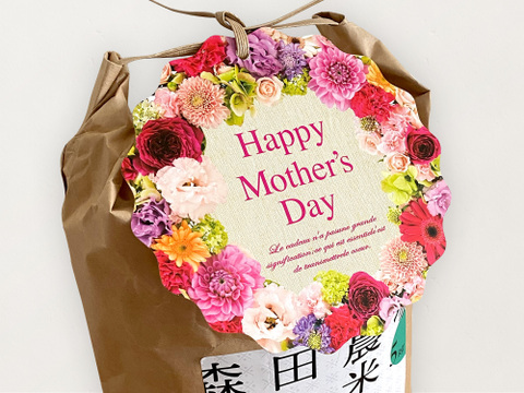 【母の日ギフト】但馬のお米 (3kg) 母の日カード付き 森田農場 コシヒカリ