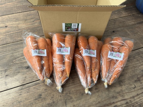 ☆有機JAS認証☆小さいにんじん1.8㎏