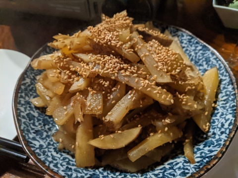 【栽培期間中　農薬不使用】見た目と違うシャキシャキ食感のヤーコン(1kg)