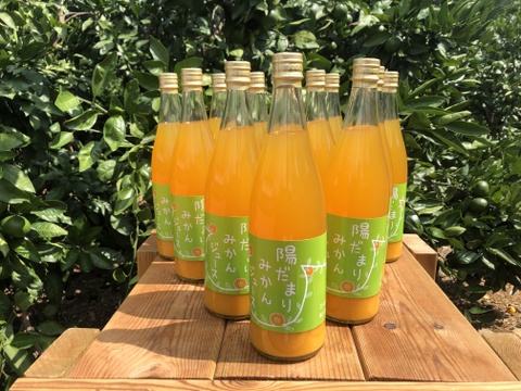 【お得な12本セット♪】陽だまりファーム  三ヶ日青島みかんジュース ストレート100％（720ml×12本）