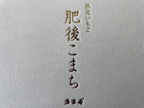 🥇いちごグランプリ金賞受賞！希少品種！『肥後こまち』化粧箱400g 贈答用 12〜15玉