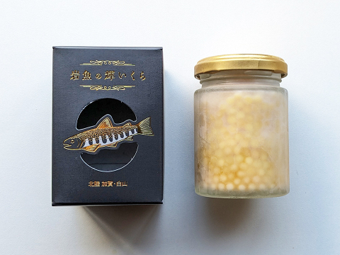 [初物] 岩魚の輝いくら（醤油漬け・100g冷凍）【冬ギフト】