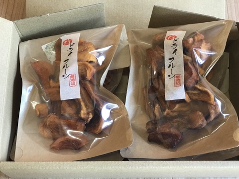 和歌山県産ひらたねなし柿のドライフルーツ100g4袋セット