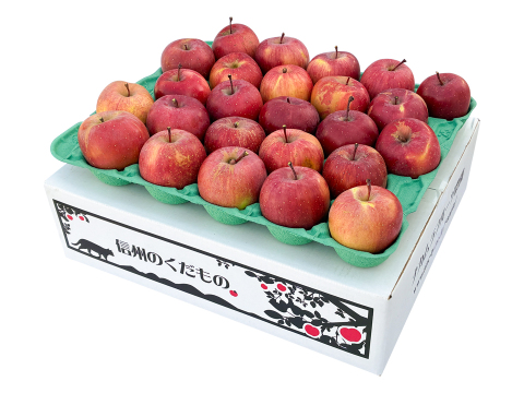 りんごグランプリ2025最高金賞1位🎊  サンふじ 5キロ箱小玉 食べきりサイズ20〜33玉程度 ID56576 長野県 信州 安曇野 リンゴ 幻 予約 希少 旬 甘い