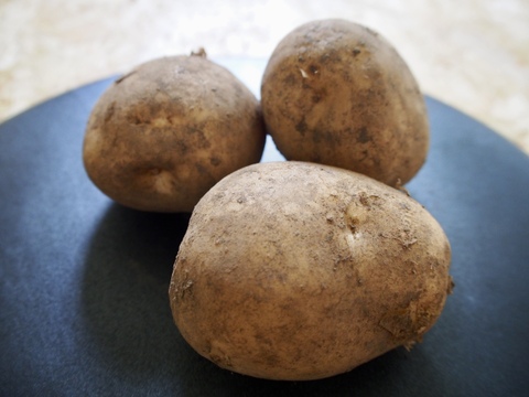 2名様限定【皮むき調理が簡単】時短クッキングに最適な「さやか2021」(Sサイズ /1.6kg)飲食店やポテサラが誰よりも好きの方に【レシピシート付き特典】(土を取り磨きました。)