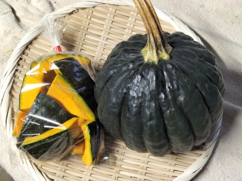 ★美味しさが溢れ出る!★鉄かぶと(カット＆玉）【化学農薬・化学肥料不使用】（約2000g, カット品 約500g +  1玉 約1500g）