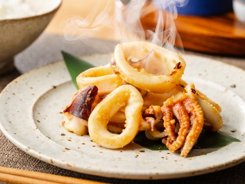 【バナナマンの早起きグルメで紹介されました】ぷりっぷり！ヤリイカの西京味噌漬け