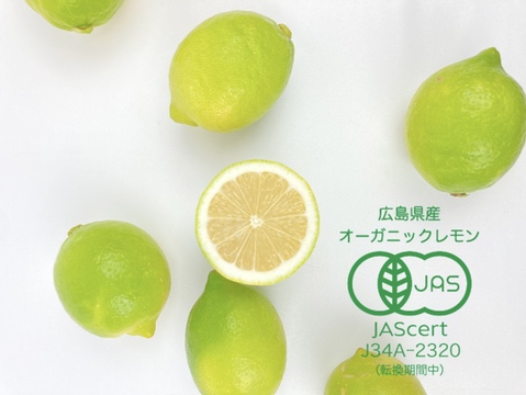 【有機JAS認証！】レモン島からお届け♪皮まで♪オーガニックレモン500ｇ