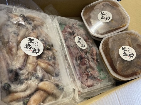 【夏ギフト】✨生・茹で・沖漬けのほたるいか贅沢3点セット✨