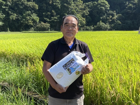 令和７年新米！阿蘇の南小国産　パワースポット押戸石清流米ミルキークイーン(10kg)