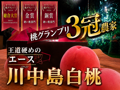 🎊全国桃グランプリ3冠小野桃園ブランド🎊王道硬めのエース川中島白桃🍑一流レストラン御用達約1キロお試しキャンペーン【朝どれ】【夏ギフト】8月上旬予約