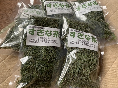 奥出雲産自然栽培すぎな茶(大容量400g)