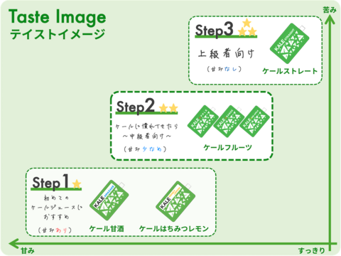 【夏ギフト】ケールジュースお試し5種BOX(100g×10パック)
