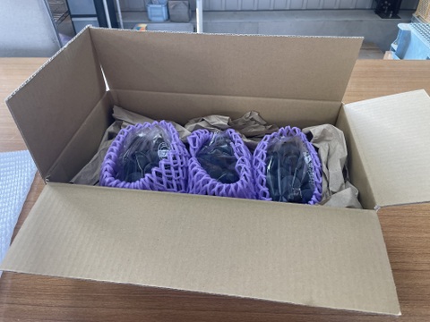 濃厚な甘さ！朝どれ直送＜種なし巨峰 約1kg＞ボリュームたっぷり（2〜3房）