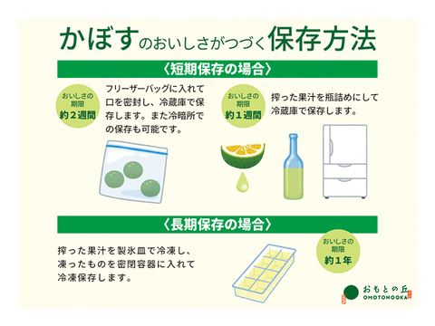 超便利な種無しかぼす 10kg（約100～120個）